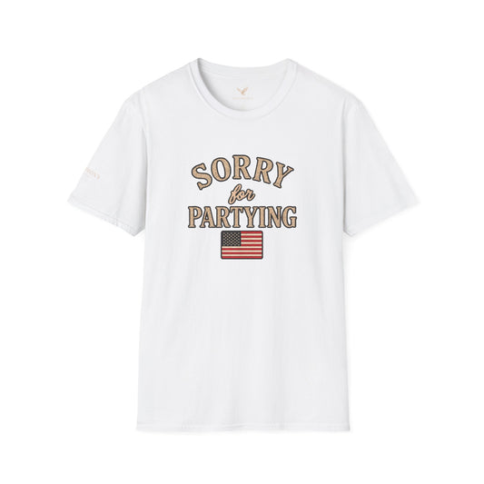Sorry for Partying - Short Sleeve T-Shirt - Unisex