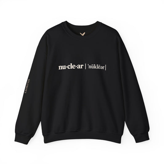 nu-cle-ar - Crewneck Sweatshirt - Unisex