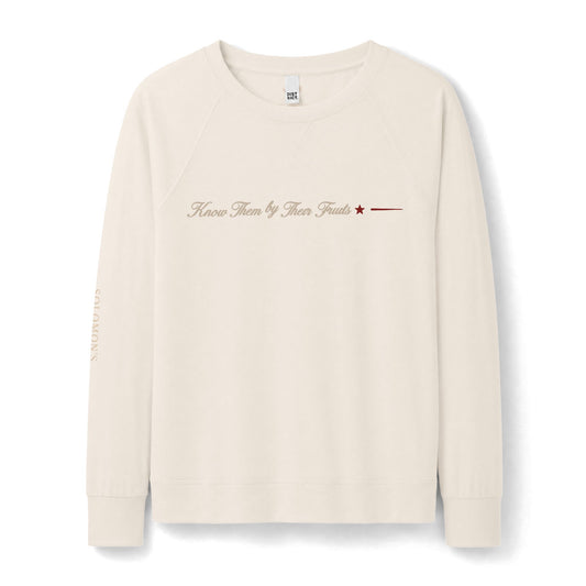 Know them by Their Fruits - French Terry Sweatshirt - Women's
