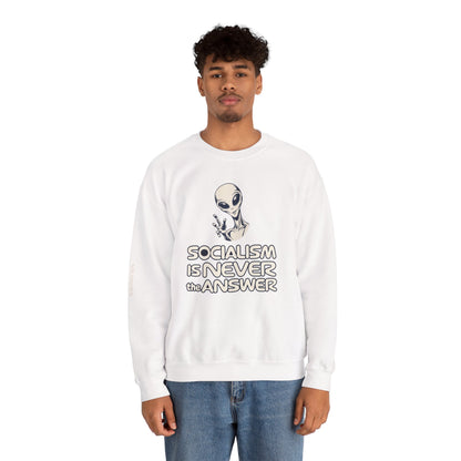 Friendly Alien - Crewneck Sweatshirt - Unisex
