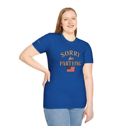 Sorry for Partying - Short Sleeve T-Shirt - Unisex