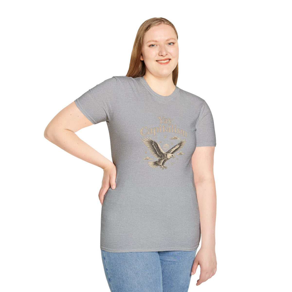 Yay Capitalism Eagle - Short Sleeve T-Shirt - Unisex