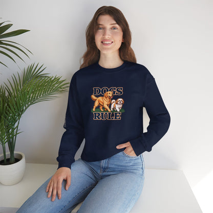 Dogs Rule - Crewneck Sweatshirt - Unisex
