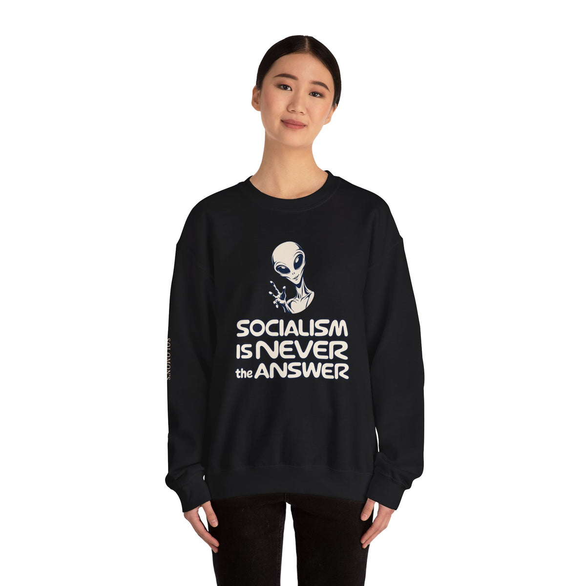 Friendly Alien - Crewneck Sweatshirt - Unisex