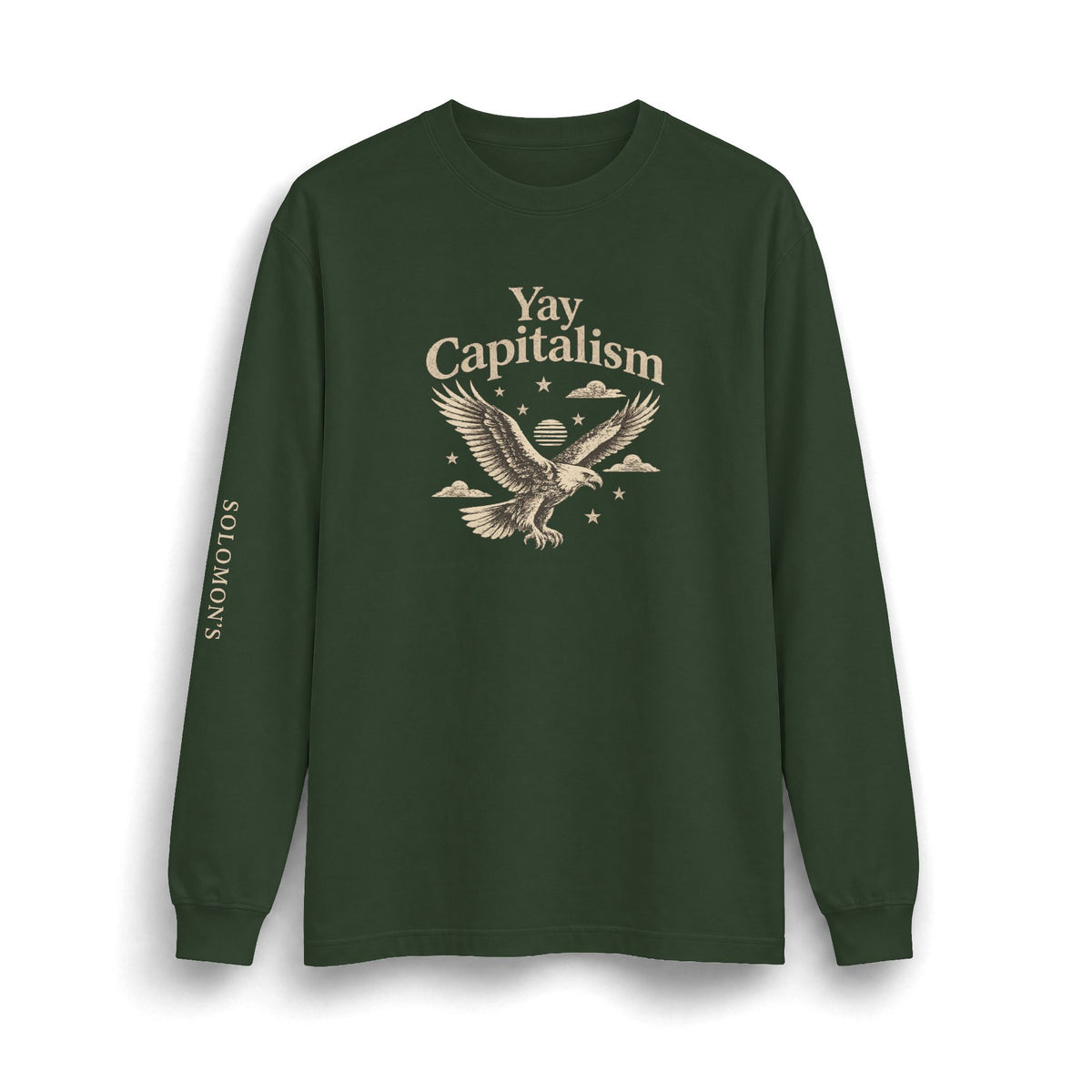 Yay Capitalism Eagle - Long Sleeve T-Shirt - Unisex