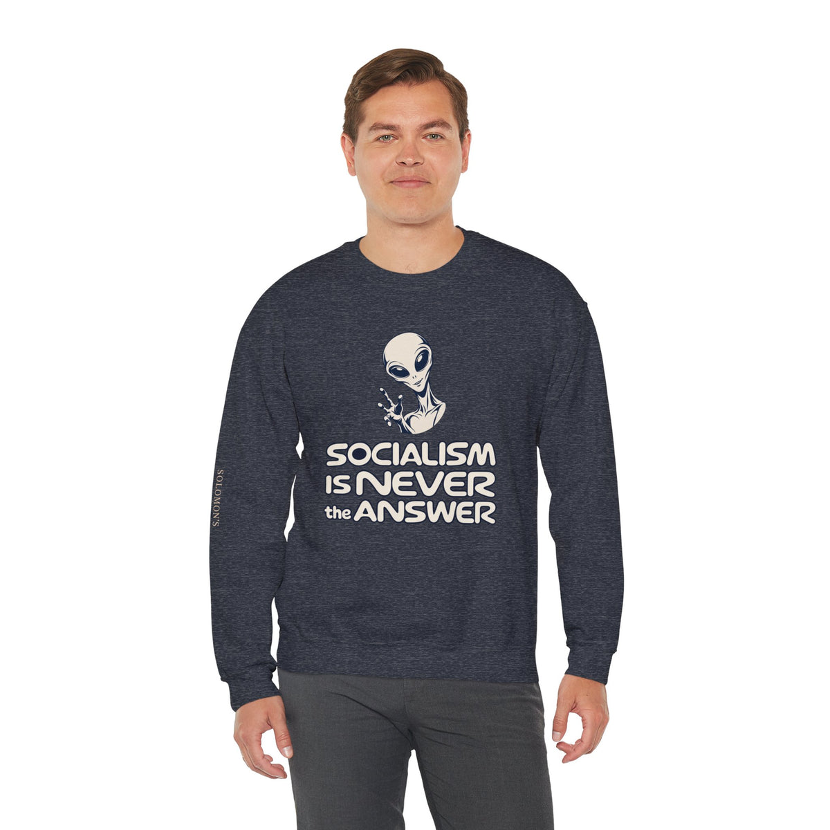Friendly Alien - Crewneck Sweatshirt - Unisex