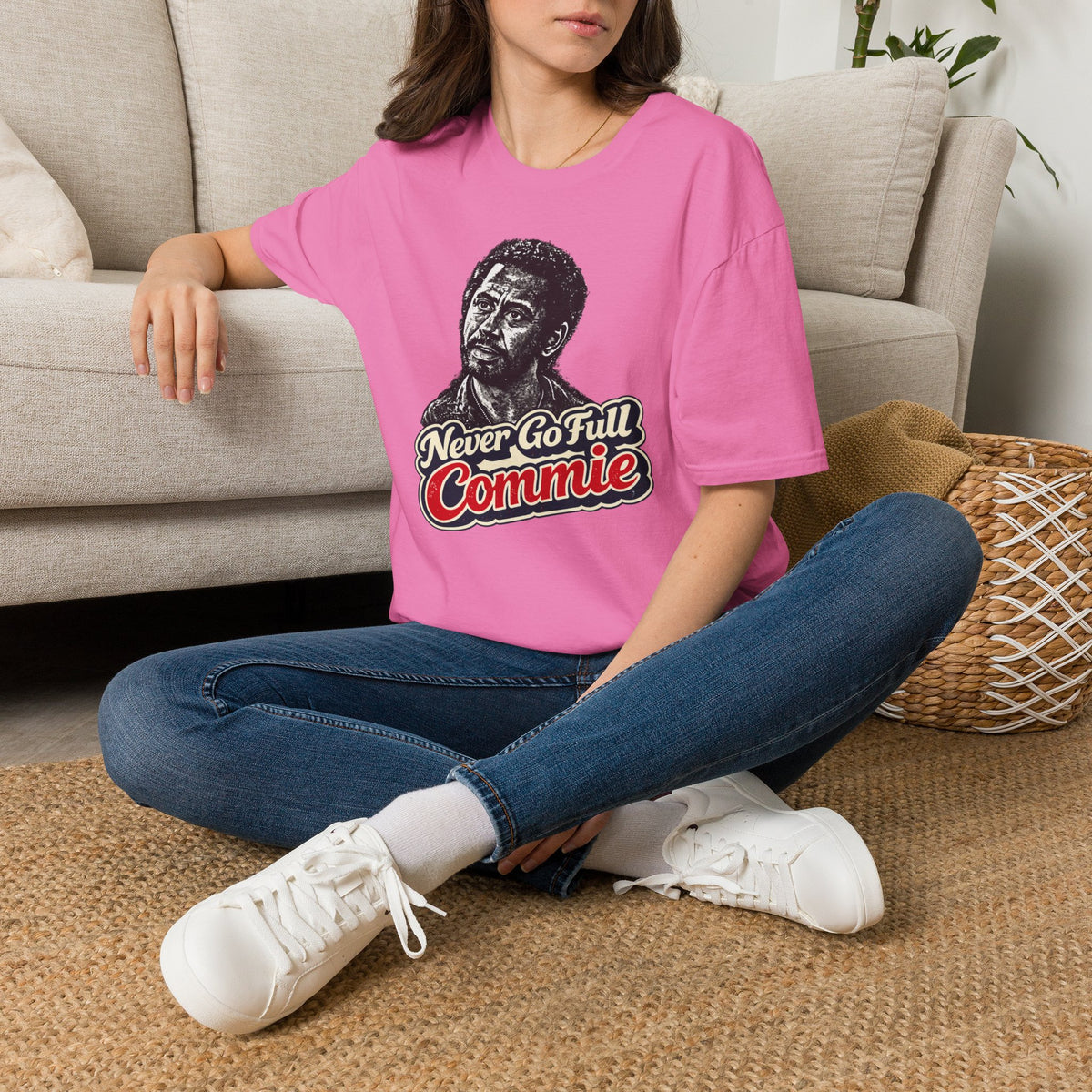 Never Go Full Commie - Short Sleeve T-Shirt - Unisex