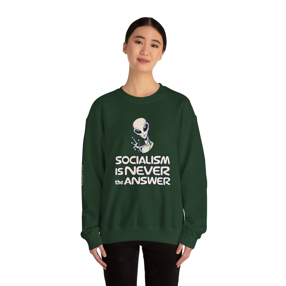 Friendly Alien - Crewneck Sweatshirt - Unisex