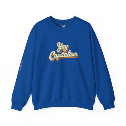 Yay Capitalism Retro - Crewneck Sweatshirt - Unisex
