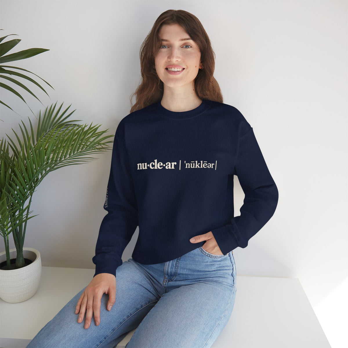 nu-cle-ar - Crewneck Sweatshirt - Unisex