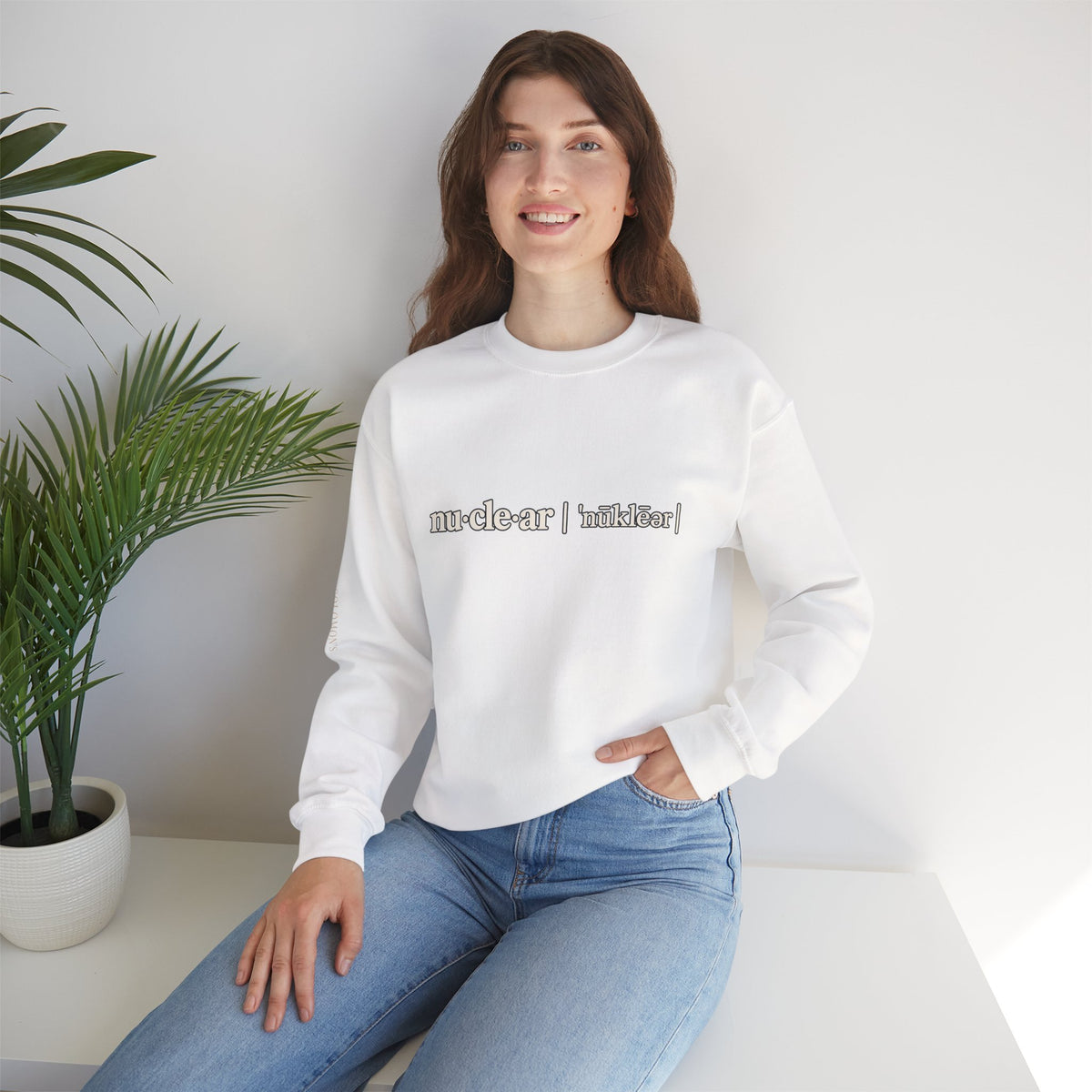 nu-cle-ar - Crewneck Sweatshirt - Unisex