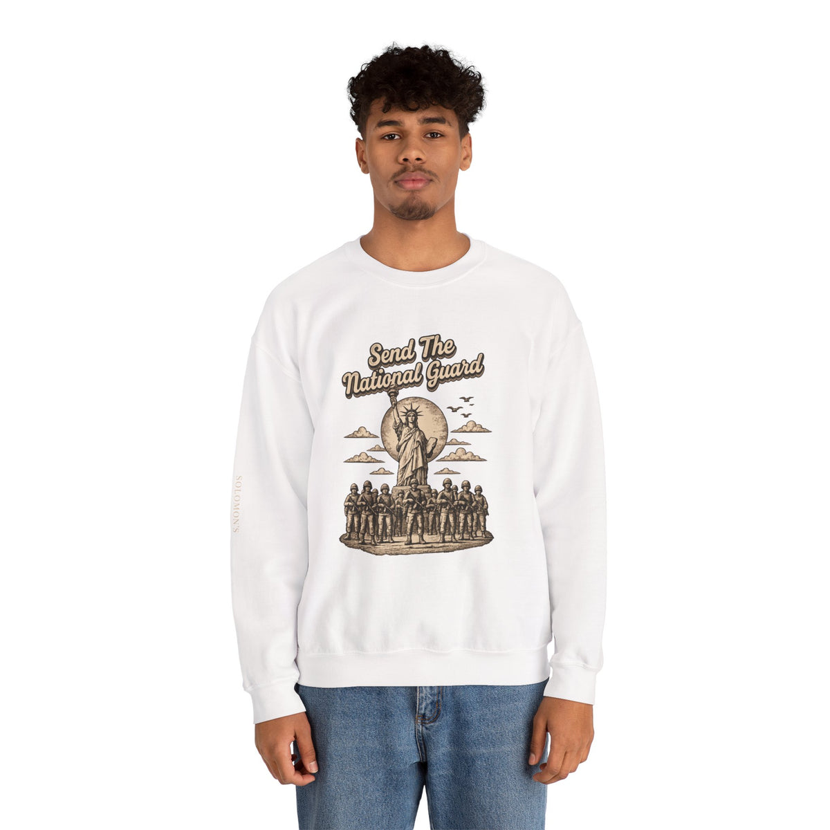 Send the National Guard - Crewneck Sweatshirt - Unisex