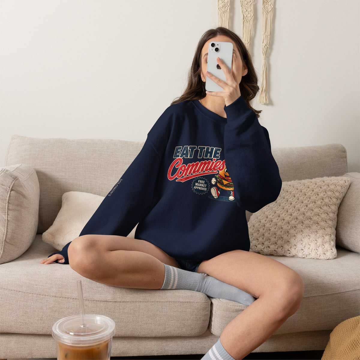 Eat the Commies - Crewneck Sweatshirt - Unisex