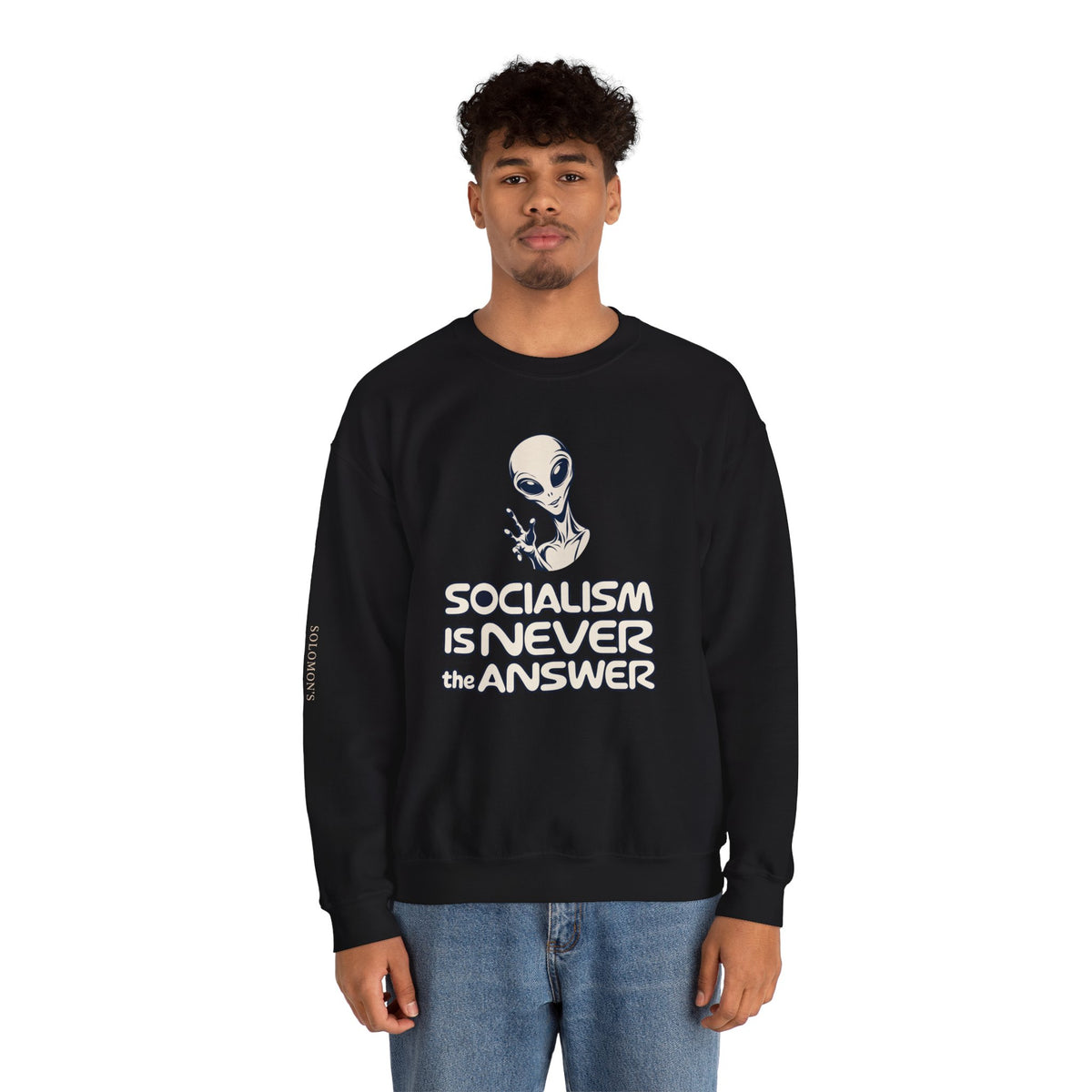 Friendly Alien - Crewneck Sweatshirt - Unisex