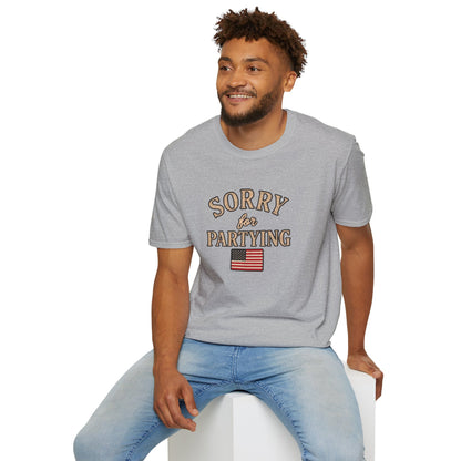 Sorry for Partying - Short Sleeve T-Shirt - Unisex