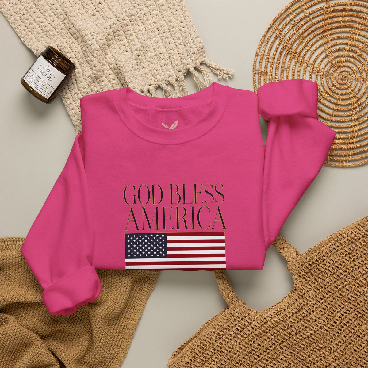 God Bless America Crewneck Sweatshirt - Unisex
