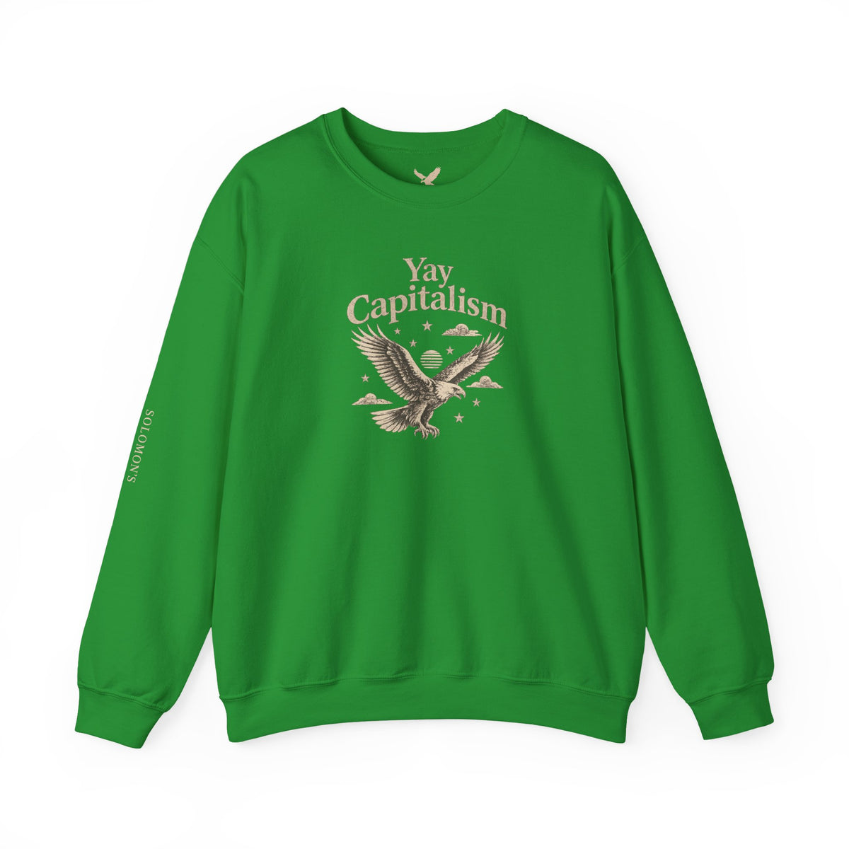 Yay Capitalism Eagle - Crewneck Sweatshirt - Unisex