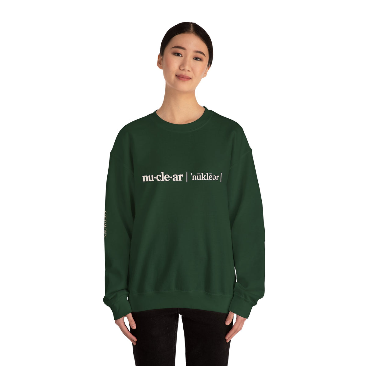 nu-cle-ar - Crewneck Sweatshirt - Unisex