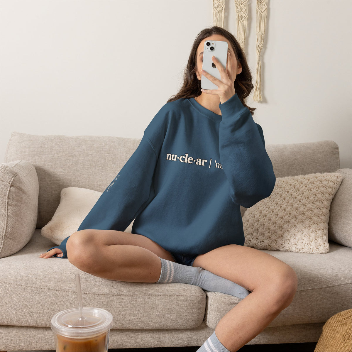 nu-cle-ar - Crewneck Sweatshirt - Unisex
