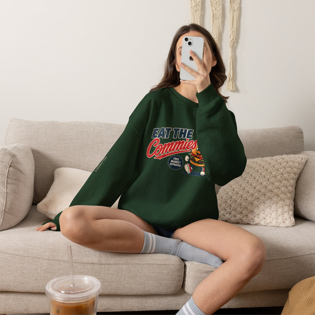 Eat the Commies - Crewneck Sweatshirt - Unisex