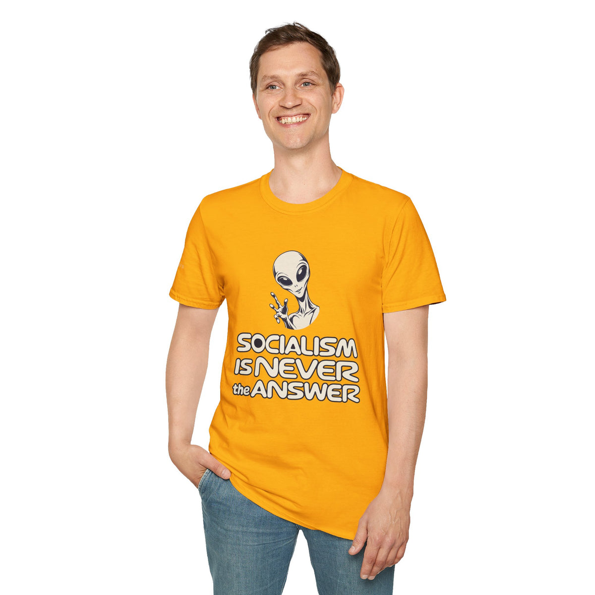 Friendly Alien - Short Sleeve T-Shirt - Unisex