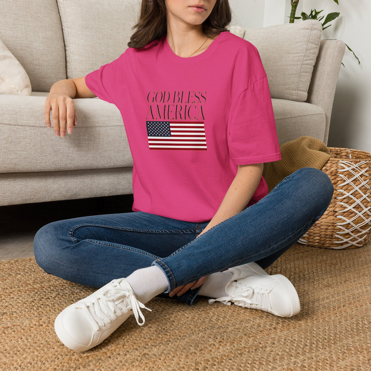 God Bless America (Lg) - Short Sleeve T-Shirt - Unisex