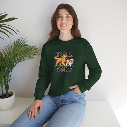 Dogs Rule - Crewneck Sweatshirt - Unisex