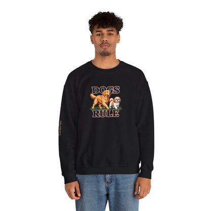 Dogs Rule - Crewneck Sweatshirt - Unisex
