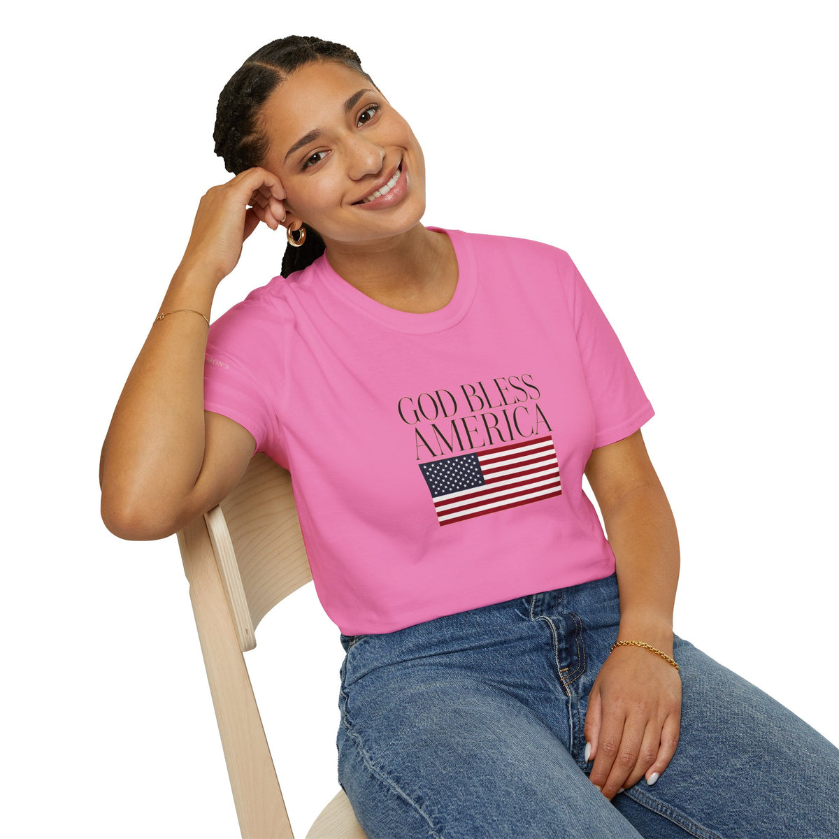 God Bless America (Lg) - Short Sleeve T-Shirt - Unisex