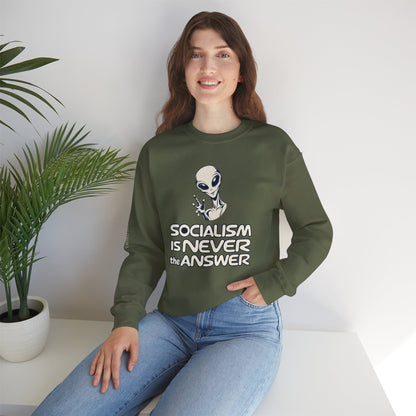Friendly Alien - Crewneck Sweatshirt - Unisex