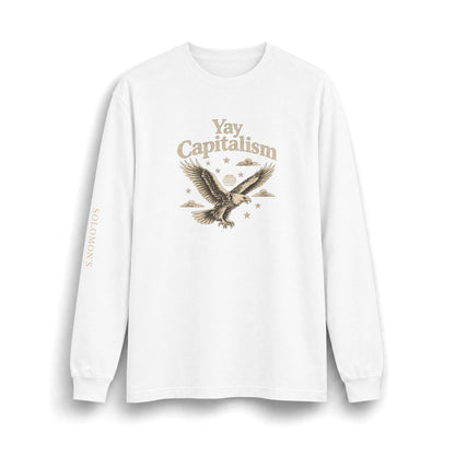 Yay Capitalism Eagle - Long Sleeve T-Shirt - Unisex
