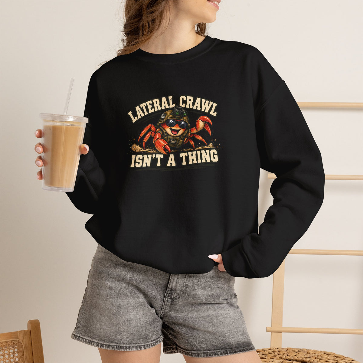Lateral Crawl? - Crewneck Sweatshirt - Unisex