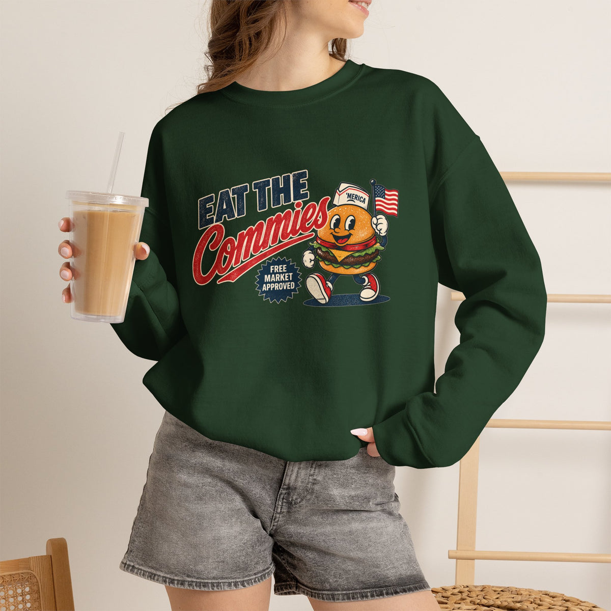 Eat the Commies - Crewneck Sweatshirt - Unisex