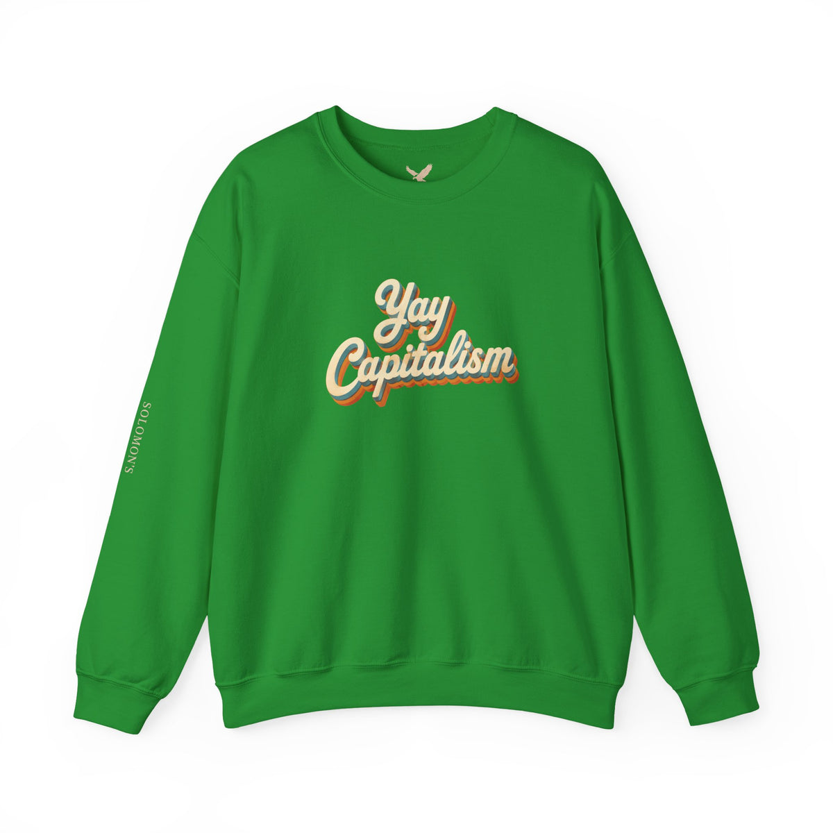 Yay Capitalism Retro - Crewneck Sweatshirt - Unisex