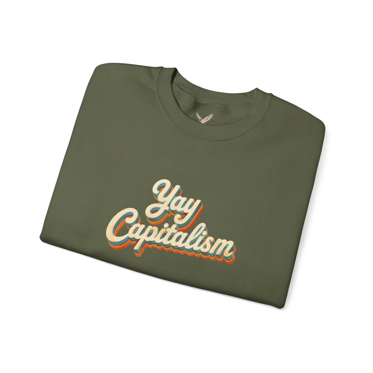 Yay Capitalism Retro - Crewneck Sweatshirt - Unisex