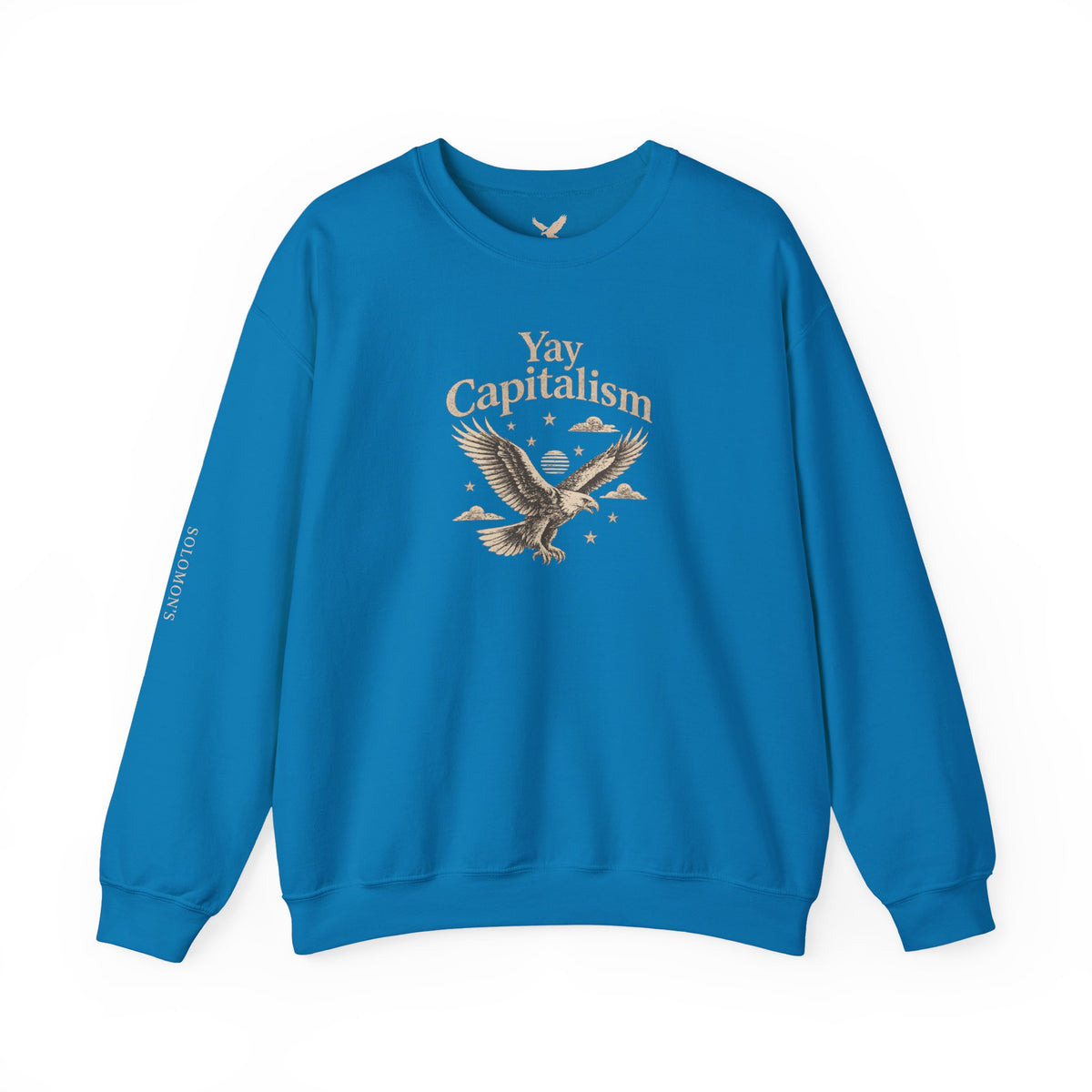 Yay Capitalism Eagle - Crewneck Sweatshirt - Unisex