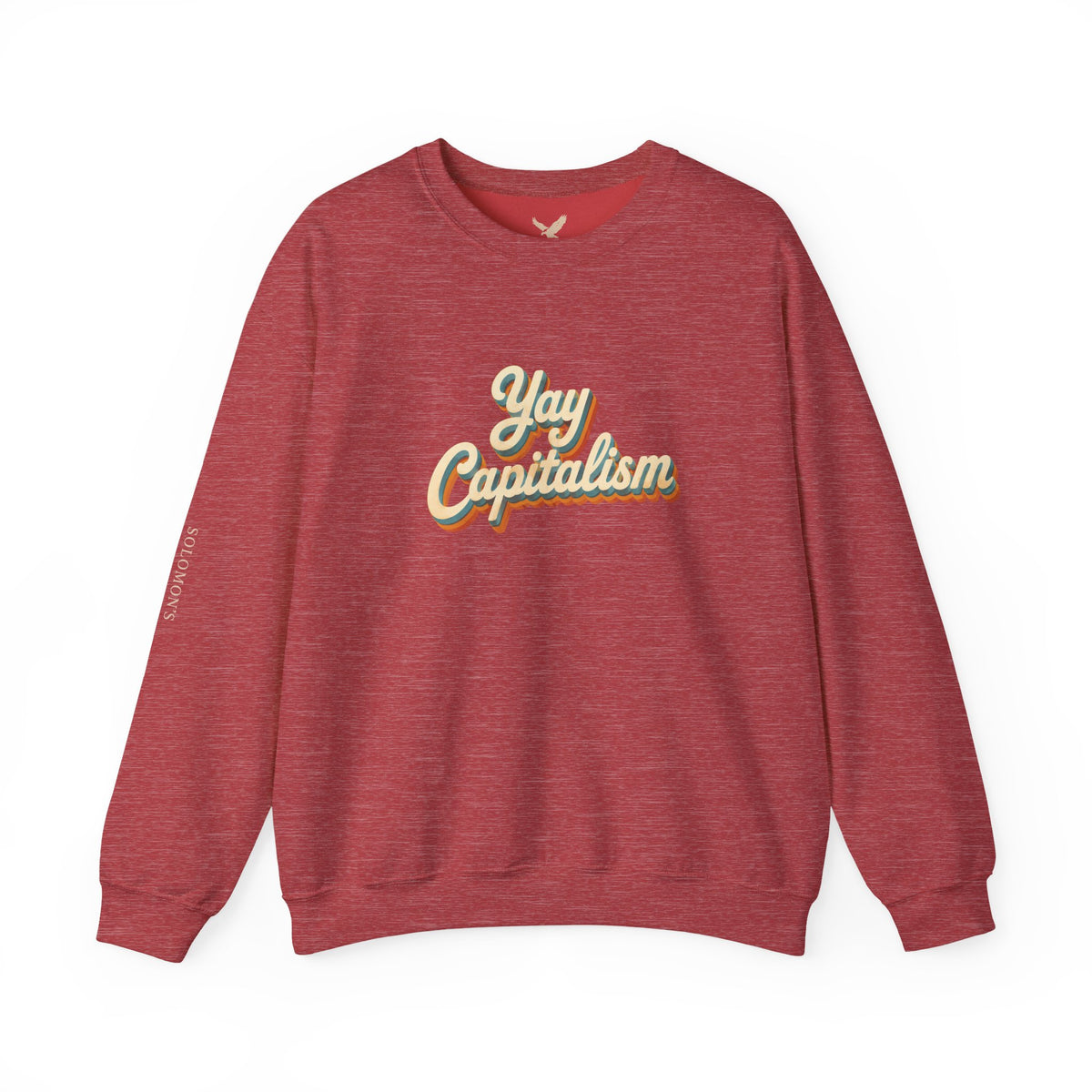 Yay Capitalism Retro - Crewneck Sweatshirt - Unisex