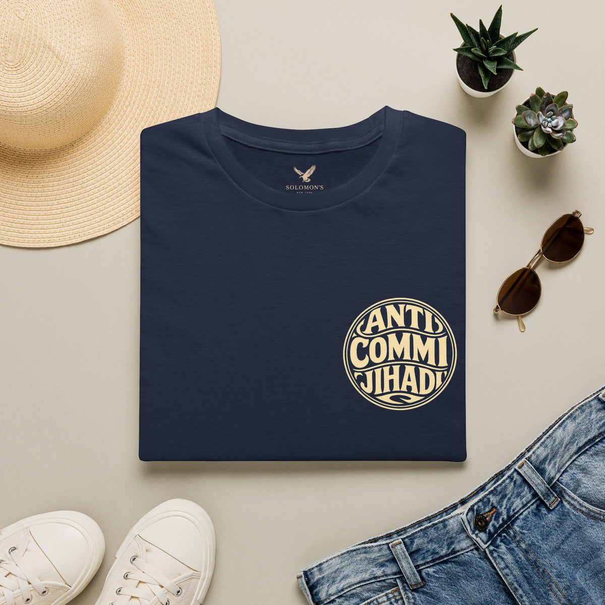 Anti Commijihadi Short Sleeve T-Shirt