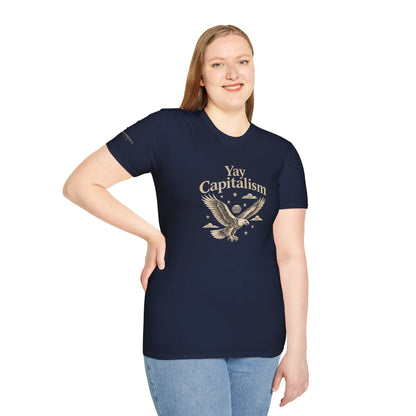 Yay Capitalism Eagle - Short Sleeve T-Shirt - Unisex