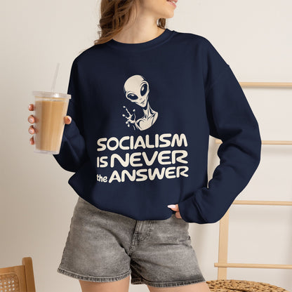 Friendly Alien - Crewneck Sweatshirt - Unisex