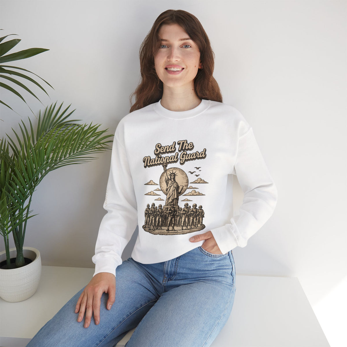 Send the National Guard - Crewneck Sweatshirt - Unisex
