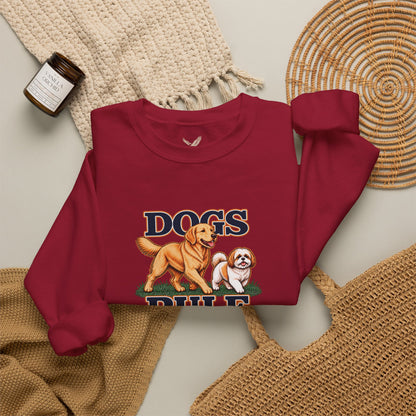 Dogs Rule - Crewneck Sweatshirt - Unisex