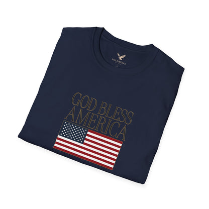 God Bless America (Lg) - Short Sleeve T-Shirt - Unisex