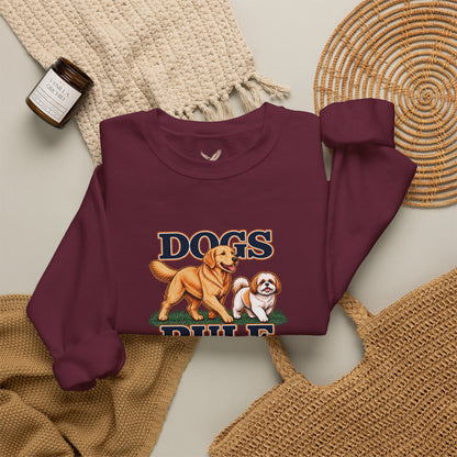 Dogs Rule - Crewneck Sweatshirt - Unisex