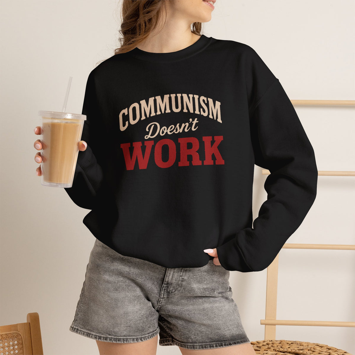 Communism Doesn't Work - Crewneck Sweatshirt - Unisex