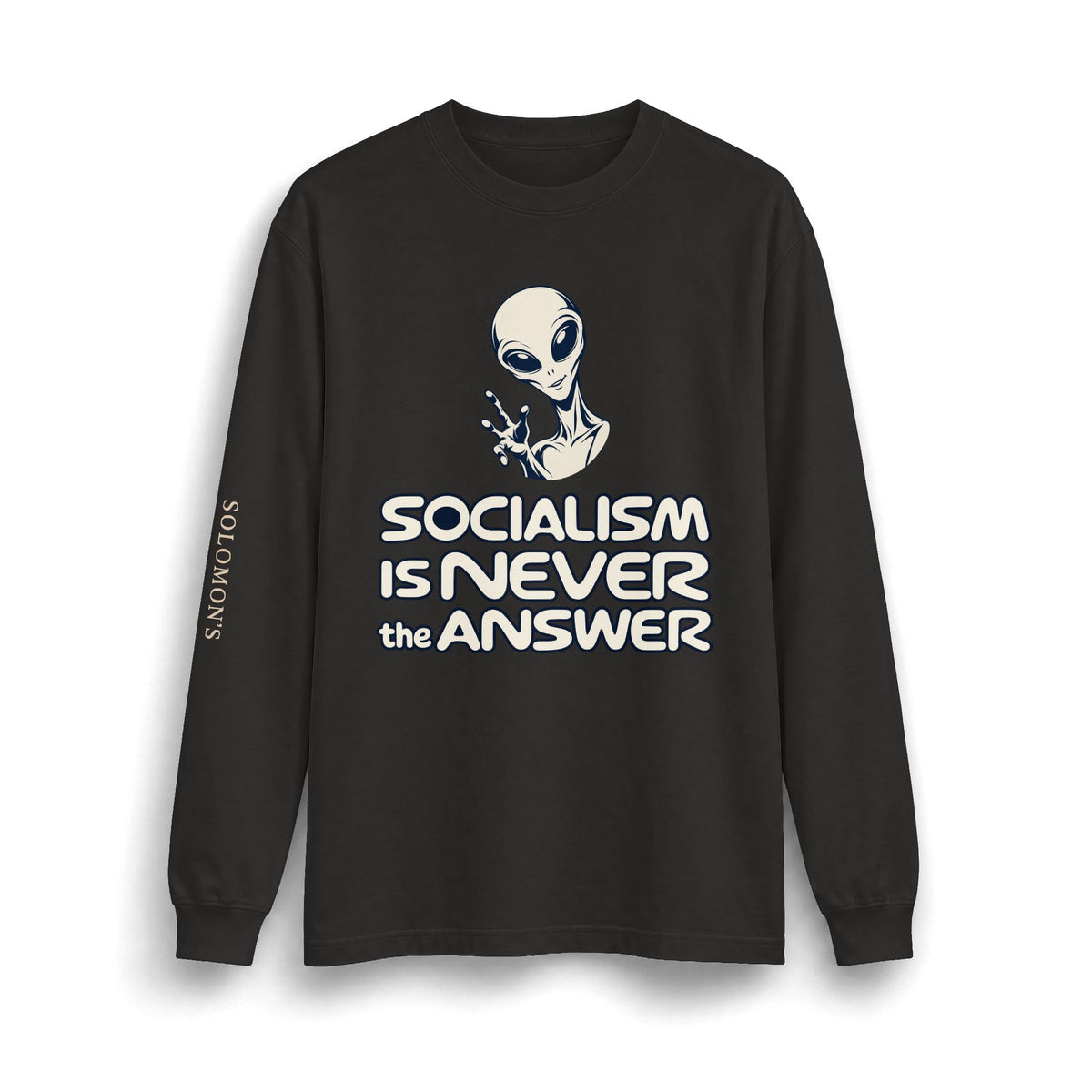 Friendly Alien - Long Sleeve T-Shirt - Unisex