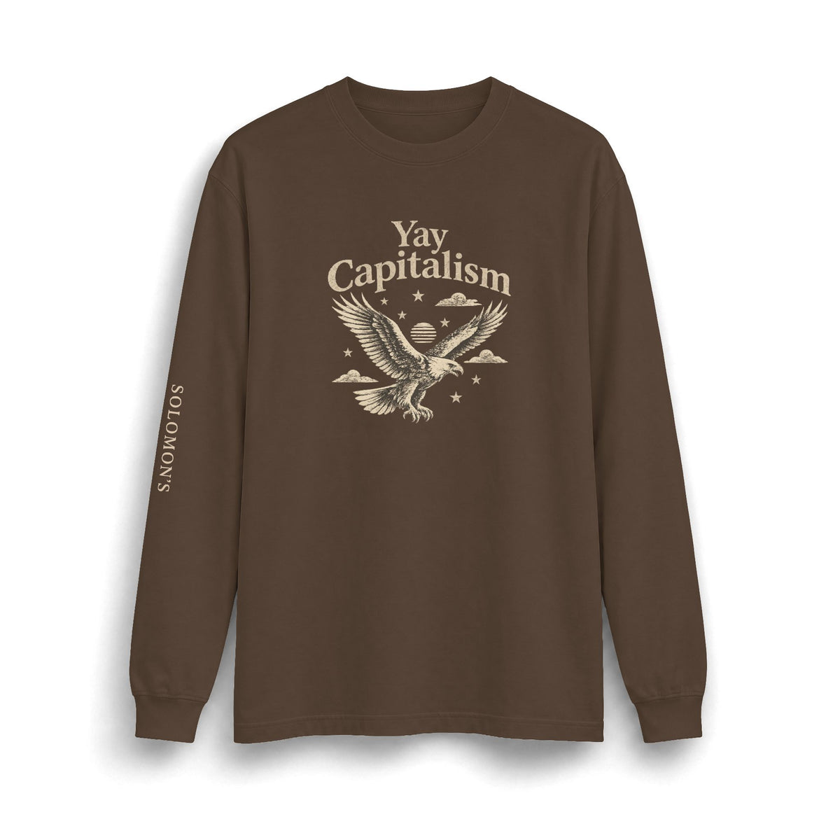 Yay Capitalism Eagle - Long Sleeve T-Shirt - Unisex