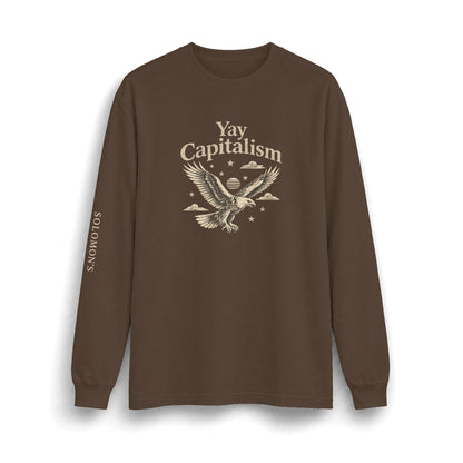 Yay Capitalism Eagle - Long Sleeve T-Shirt - Unisex