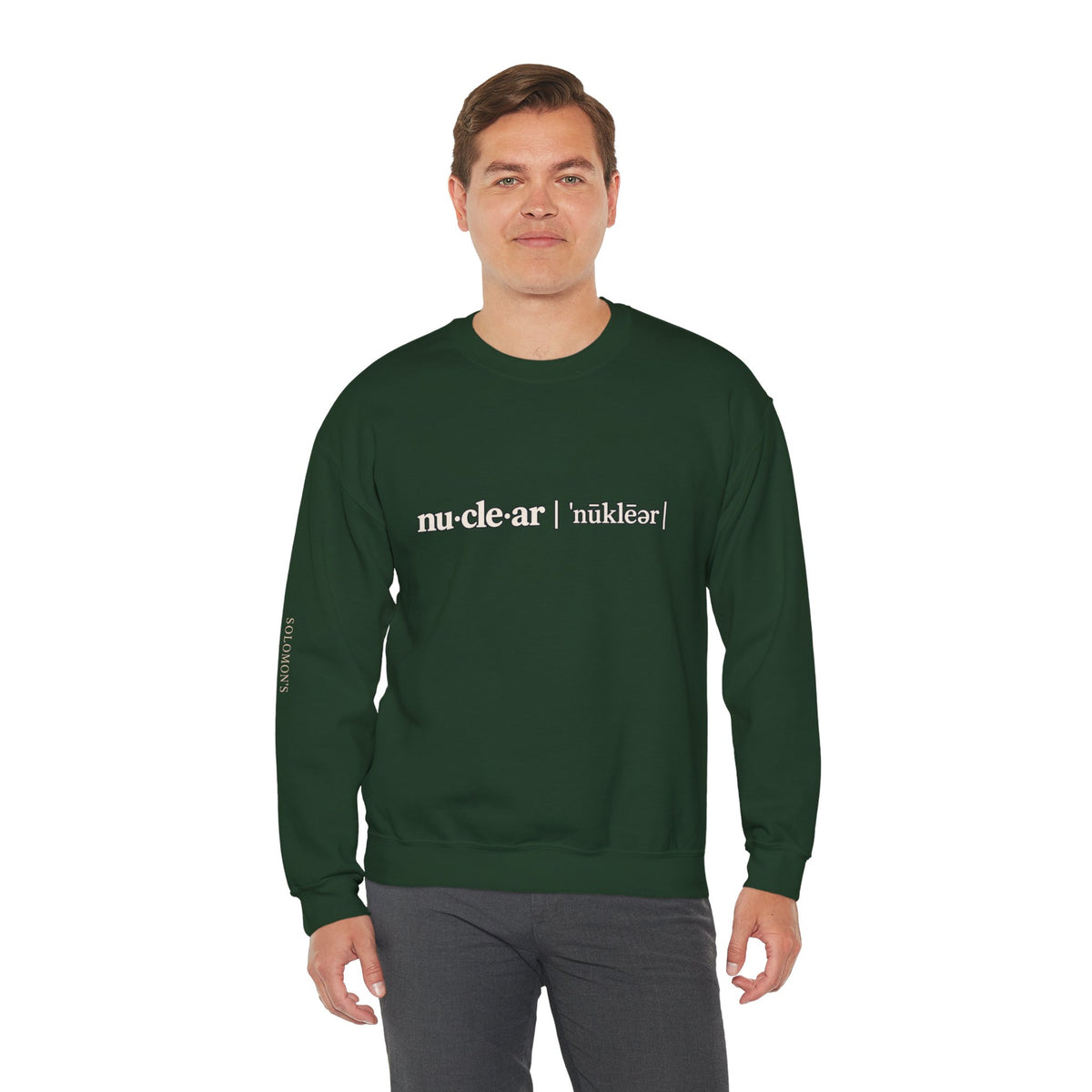 nu-cle-ar - Crewneck Sweatshirt - Unisex