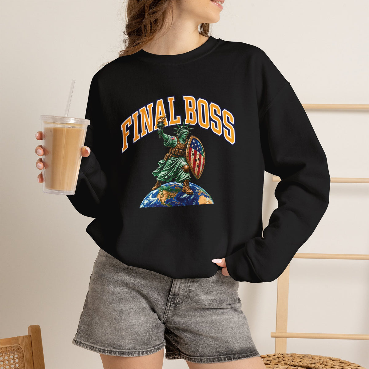 Final Boss - Crewneck Sweatshirt - Unisex